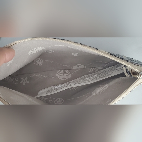 PRUNE Wristlet Real Snakeskin Sophisticated Design 9"x5"inchs Madein Argentina - Picture 8 of 11